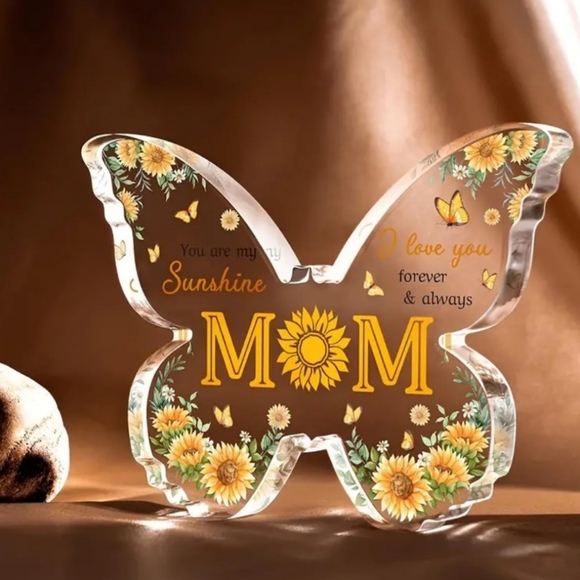 Mom Mother Butterfly Inspirational Acrylic Sign NWT - Picture 5 of 6